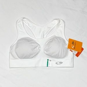 Champion Enthusiast White Sports Bra